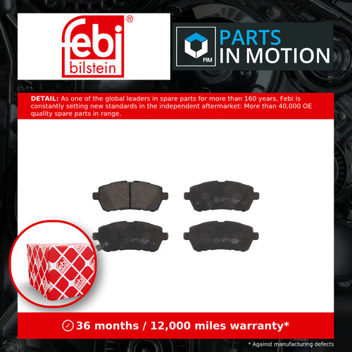 Brake pads set fits daihatsu - pads,