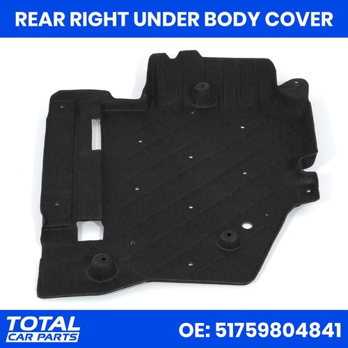 Rear right under body cover - right,