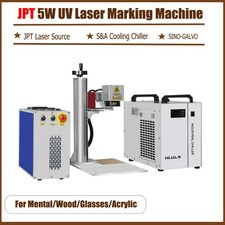 5W JPT UV Laser Marking Machine For Glass Wood PCB Plastic Metal