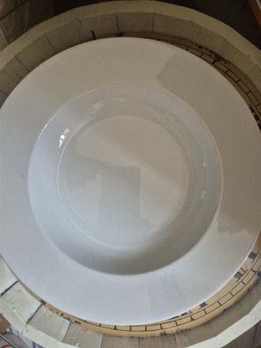 Limoges white glossy porcelain - white,