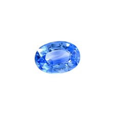 Natural CEYLON Sapphire Vivid Blue 0.89ct Oval Cut 6.7x4.7mm Loose Gem VS