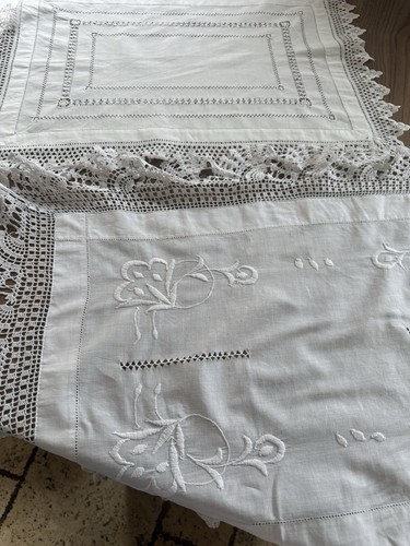 Antique white lace table - 2,antique,