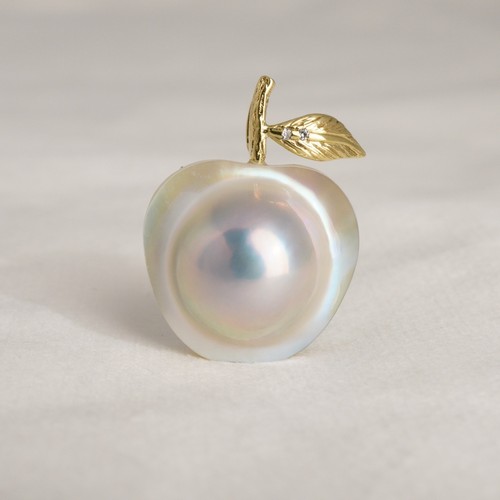 Apple 21mm mabe pearl - mabe,