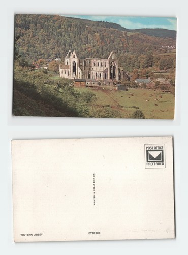Vintage postcard tintern abbey - postcard,