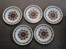 5 x Broadhurst Romany Kathie Winkle 24 cm Dinner Plates