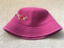 Accessorize Angels Girls Pink Wool Hat Approximate Age 8-12