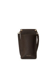 Matt & Nat Vegan Handbag - Cue Crossbody Phone Bag in Truffle