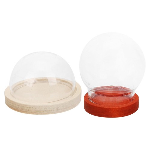 Pcs clear glass dome display - glass,