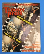 Trouser Press Vintage Magazine