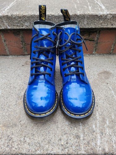 Martens 1460 blue patent - martens, w