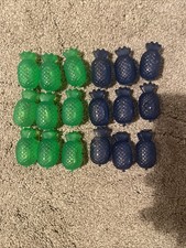 Reusable Fast Freeze Water Filled Plastic Ice cubes Fun Pineapple