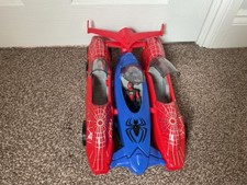 Spiderman  all mission racer car plane 5 in 1 RARE Hasbro 2010 marvel 