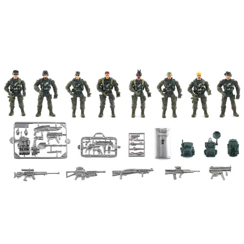 8pcs set swat - swat, army