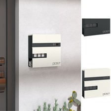 Outside Post Box, Wall Mounted Mailbox with Viewing Window, 2 Lock