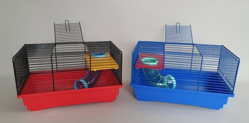 Hamster cage with tube - with,