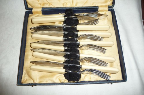 Cutlery fish knife fork - cutlery,