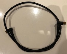 Right angle coaxial aerial cable for tv