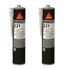 2x Sikaflex 221 Black 300 ml