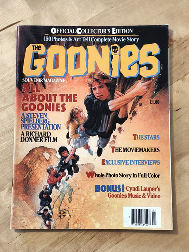 Goonies souvenir magazine - souvenir,