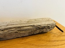 35cm LONG FLAT DRIFTWOOD CHARACTER PIECE Sea Wood Plinth Sign Rusty Coast  Shelf