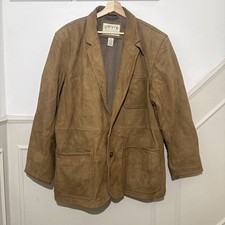 Mens Vintage Orvis Brown Suede