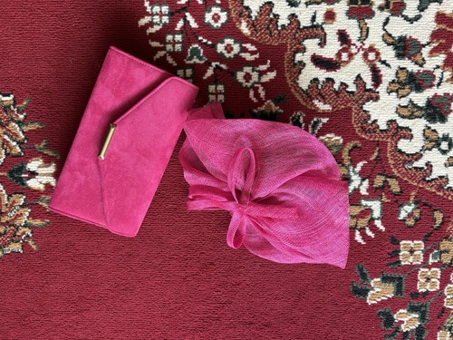 Hot pink accessorize clutch - pink,