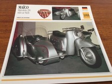 Motorcycle Sheet Collection Atlas Maico 250 Maicoletta Side Steib 1955