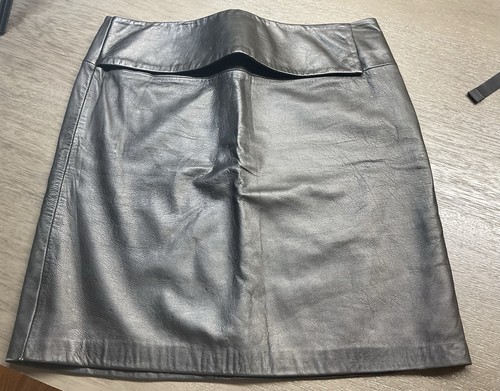 Leather inc black - leather, skirt