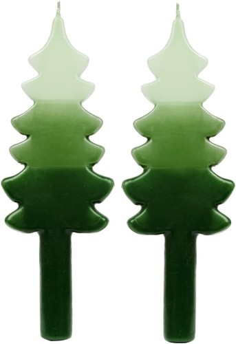 Christmas tree shaped candles - tree,