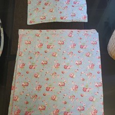 Cath Kidston pale blue floral double size duvet set with 1pillow slip