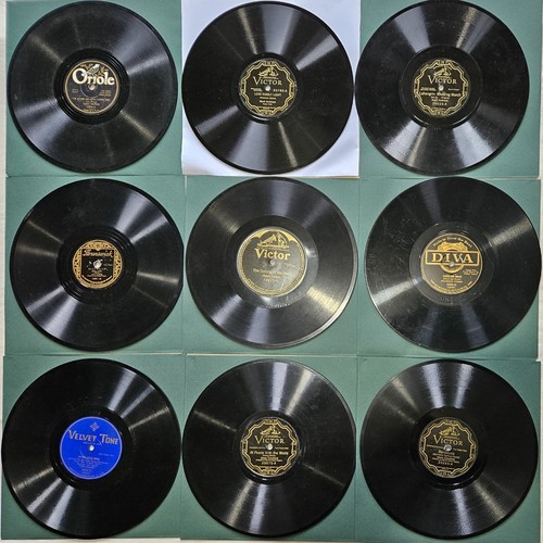 Nine rpm records lot - 78,