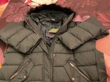 ladies puffa REGGATA Coat size 20 Green.