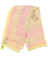 Zadig & Voltaire Women's Scarf Yellow Graphic 100% Lyocell Modal Rectangle Scarf