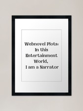Webnovel Plots XXV Framed Art