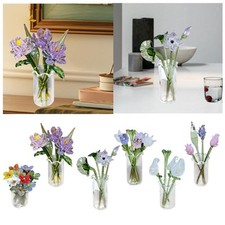 Glass Flower Bouquet with Vase, Bouquet, Gift, Home Decoration, Gifts,