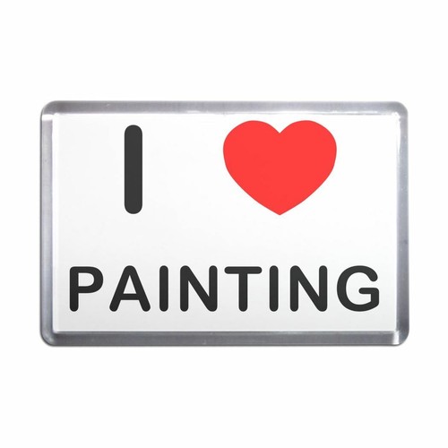 Painting love heart plastic - painting,