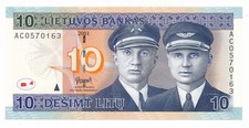 Lithuania 10 Litu 2001 P. 65
