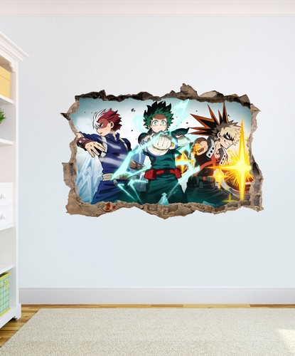 Hero academia wall sticker - my,