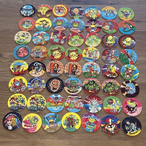 Vintage 1990s caps pogs - caps, mad