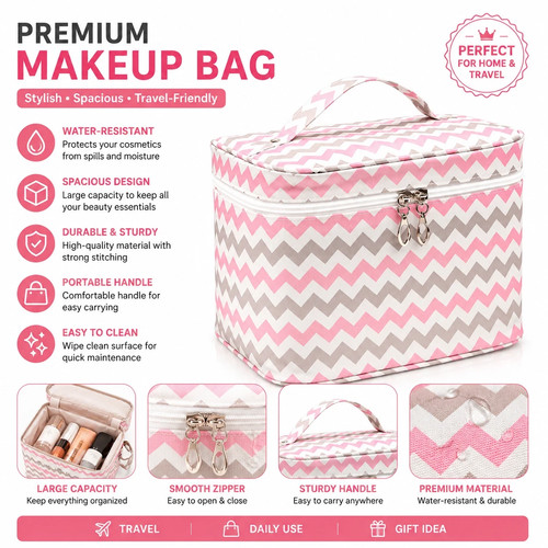 Large women ladies wash bag - large,