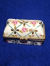 Regal Porcelain Oblong Trinket