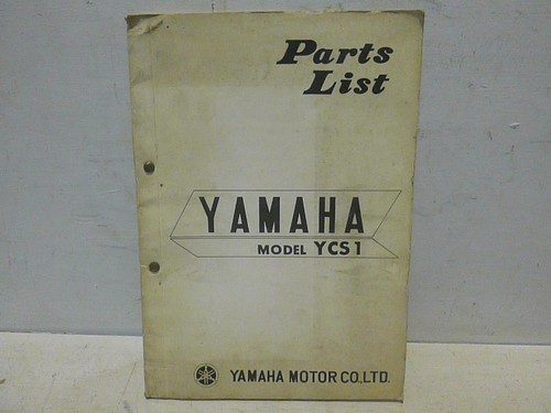 Yamaha ycs illustrated parts - yamaha,