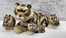 Real Fur Tiger Mom And Cubs