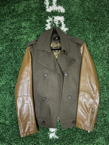 Khaki winter coat from - from, h&m