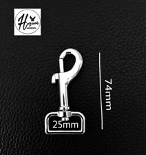 HEAVY DUTY DOG LEAD SNAP HOOK SQUARE SWIVEL TRIGGER CLIP HORSE 25MM VARIOUS Q