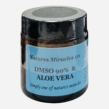 4oz DMSO Gel 90% with Aloe Vera Pharmaceutical Grade 120 ml Glass Jar