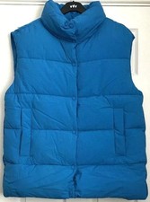 ZARA  WATER-REPELLENT PUFFER GILET~ Size M-L ~ BLUE