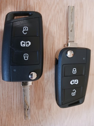 Volkswagen spare key fob - volkswagen,