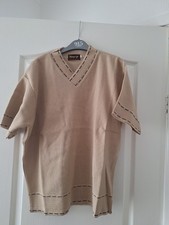 Sharpeye oatmeal knitted top. Large. New. Rare. Quality item