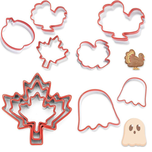 Metal cookie cutters - metal, set